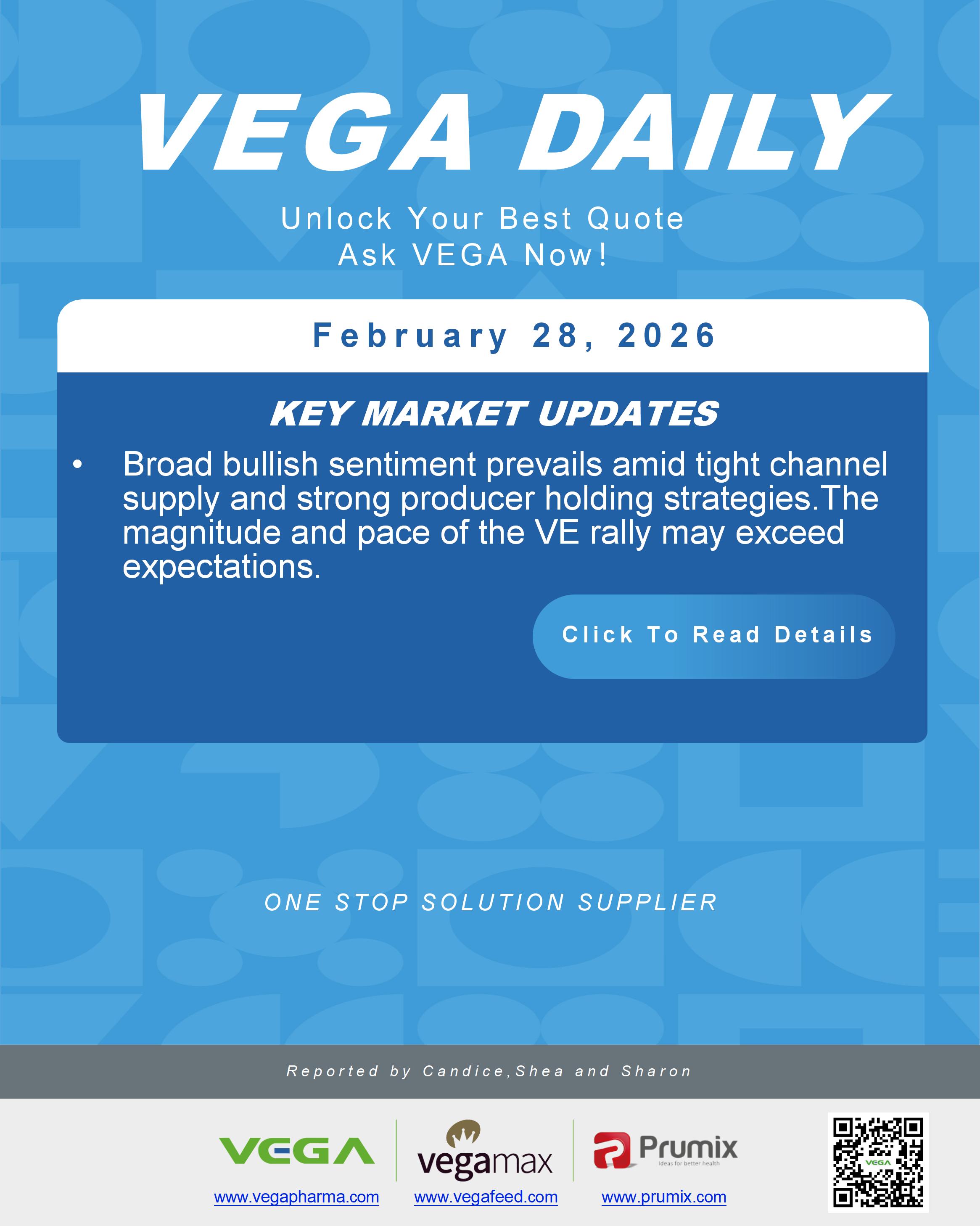 VEGA Daily Dated on February 28th 2026 Vitamin Amino Acid APl Food Additives.jpg